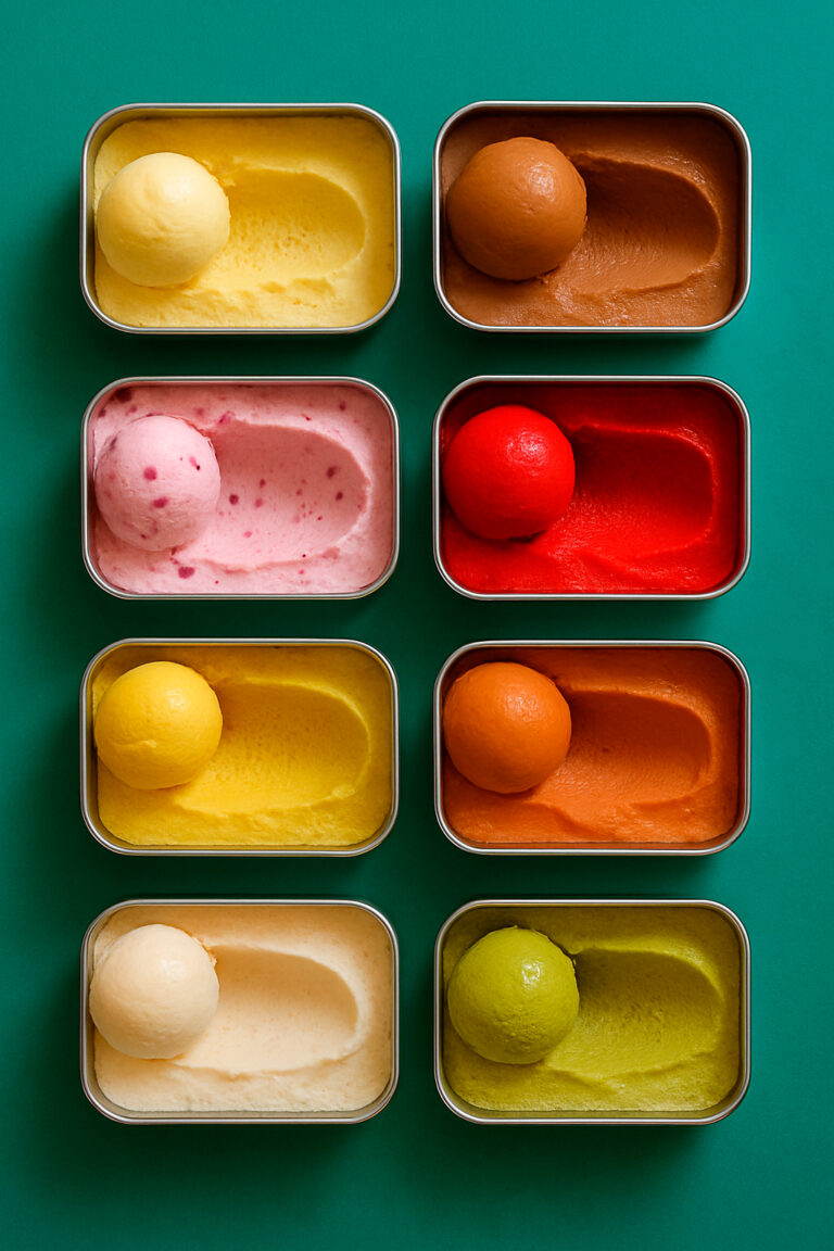 HELADOS CASEROS DE FRUTAS Y MATCHA LATTE